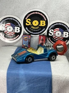 Lesney Matchbox 1975 Hell Raiser No 75 Blue Diecast USED EX Condition - Picture 1 of 10