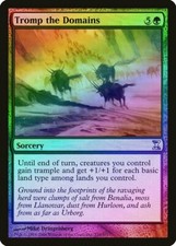 Tromp the Domains FOIL Time Spiral NM Green Uncommon MAGIC MTG CARD ABUGames
