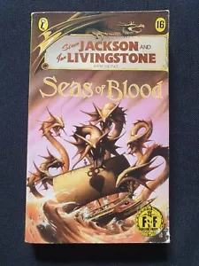 Seas of Blood Fighting Fantasy 16 Andrew Chapman BRONZE DRAGON 1st/6th 1985 VG/G - Picture 1 of 24