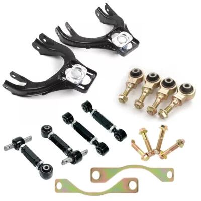 Front Upper Control Arms + Rear Camber Toe Arm Kit For Honda Civic EG 1992-1995 Foto 1 de 4