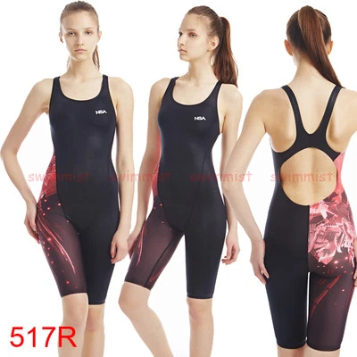 NSA 517Y-1 MUJER COMPETICIÓN ENTRENAMIENTO RODILLAS TRAJE DE BAÑO 4XL US MISS 16 TALLA 40 Foto 1 de 2