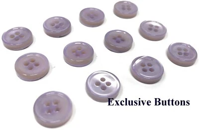 Lavender Mother Of Pearl Dress Shirt Buttons Set (MOP)  - Image 1 of 3