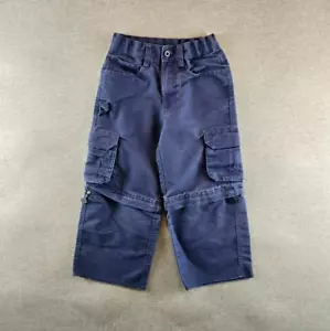 Boy Cub Scouts of America Switchback 2 Uniform Convertible Pants Youth Sz 4 Blue - Picture 1 of 9