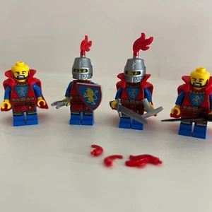 LEGO Lion Knights Soldiers/Kings Minifigure Bundle - Picture 1 of 4