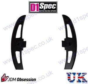 D1 SPEC EXTENDED BLACK ALUMINIUM PADDLE SHIFT FOR BMW M3 SMG E46 RACING F1 STYLE