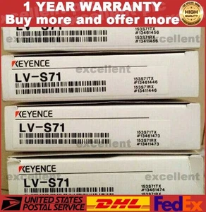 1PC New Keyence LV-S71 LVS71 Laser Sensor In Box US Free TAX  US Free TAX - Picture 1 of 2