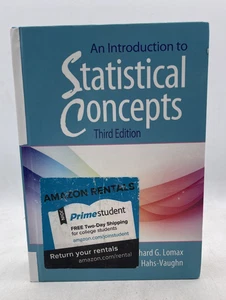 An Introduction to Statistical Concepts: Third Edition Richard G. Lomax HC 2012 - Picture 1 of 10