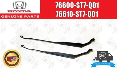 HONDA INTEGRA DC2 TYPE-R SiR GENUINE Front Windshield Wiper Arm Set OEM - Image 1 of 4
