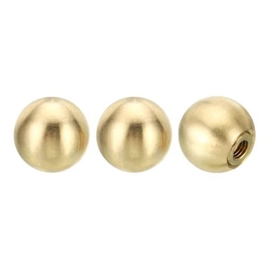 20mm Ball Lamp Finials Caps Knob 3 Set Solid Brass Lamp Shade Top Decoration ... - Picture 1 of 7