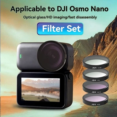 For DJI OSMO NANO Lens Filter Kit Camera UV CPL ND8/16/32/64 Filters Accessories - Image 1 of 4