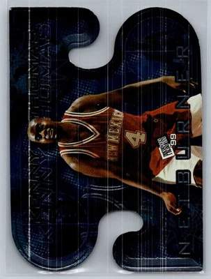 1999 Press Pass queimadores de rede de basquete #NB16 Kenny Thomas - Muito bom estado - Novo México - Imagem 1 de 2