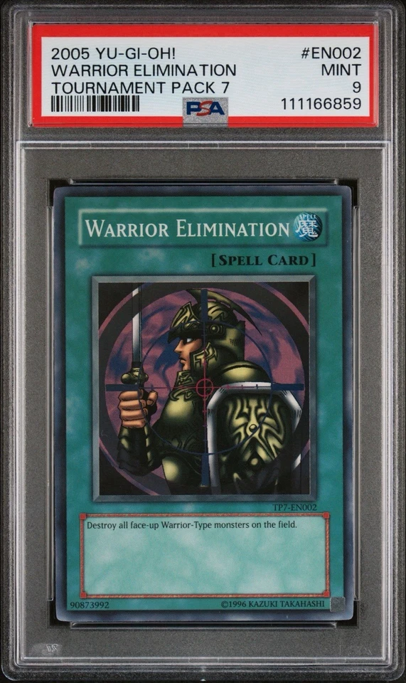 2005 Yu-Gi-Oh! Warrior Elimination Tournament Pack 7 TP7 Super Rare PSA 9 - Image 1 of 2
