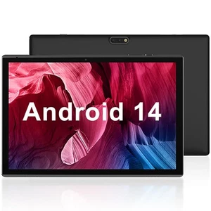 10 inch Android 14 Tablet PC, 10.1" Android Tablets, DDR4 2GB RAM+4GB Extend ... - Picture 1 of 8