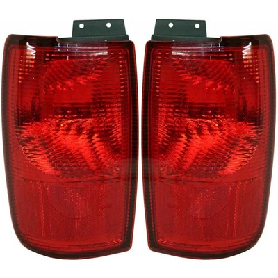 Par de luces traseras exteriores para Lincoln Navigator 1998 1999 2000 conductor y pasajero Foto 1 de 4