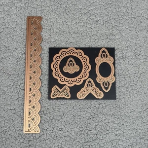 Juego de plantillas de troqueles acentos asiáticos Spellbinders Shapeabilities S5-123 corte relieve - Imagen 1 de 4