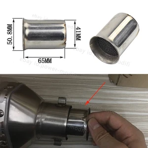 51MM Motorcycle Exhaust Mufflers Removable DB Killer Insert Silencer Baffle Pipe - Picture 1 of 7