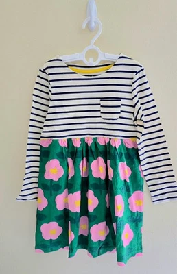 NWOT Mini Boden Long Sleeve Hotch Potch Dress - Image 1 of 4