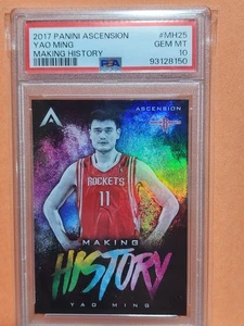 Yao Ming 2018 Panini Ascension MH25 Making History PSA 10 MINT - Picture 1 of 2
