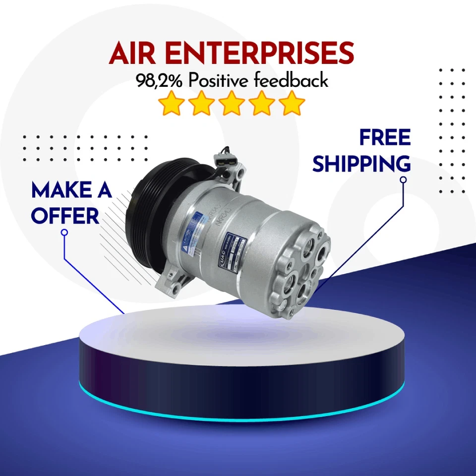 Compressor A/C Fit Buick LeSabre 1986-1988, Buick Reatta 1988 - Image 1 of 1