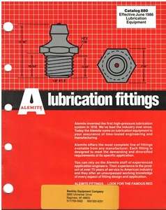 ALEMITE 880 SCHMIERARMATUREN KATALOG - Bild 1 von 2