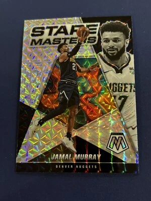 2021-22 Panini Mosaic 21 Jamal Murray Stare Masters Prizm Insert Denver Nuggets - Image 1 of 2