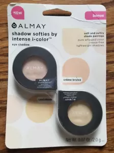 2 pack Almay Shadow Softies By Intense i-color Creme Brulee & Cashmere SEALED - Picture 1 of 2