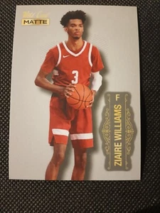 2022 ZIAIRE WILLIAMS WILD CARD MATTE NBA ROOKIE CARD RC #MB-77 BROOKLYN NETS - Picture 1 of 2