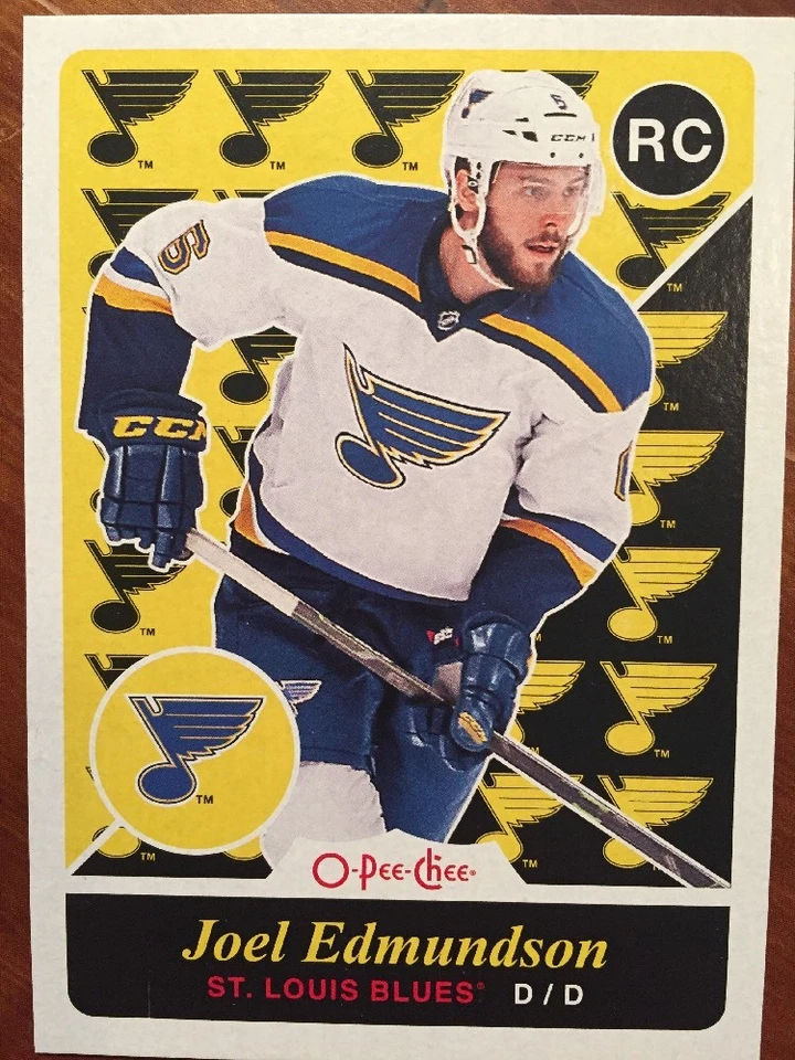 2015-16 UD Hockey Series 2 Opee Chee Insert Rookie Joel Edmundson #u22 - Image 1 of 1