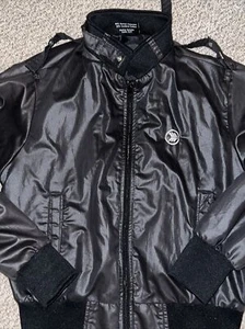 Chaqueta vintage The Palladium negra talla pequeña para hombre 194 - Imagen 1 de 5