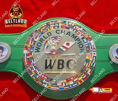 WBC World Boxing Championship Title Belt Adult Size Premium Replica in Zinc 8mm - Image 1 of 4