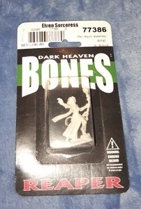 Reaper Dark Heaven Bones Elven Sorceress Miniature 77386 - Picture 1 of 2