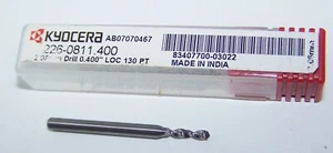 Taladros de carburo sólido de 2,06 mm (,0811") tipo KYOCERA 226-0811.400 - Imagen 1 de 2