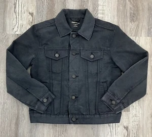 Gap 1969 Girls Jean Jacket XL (14-16) Steel Gray Denim Snap Front Cotton - Picture 1 of 3