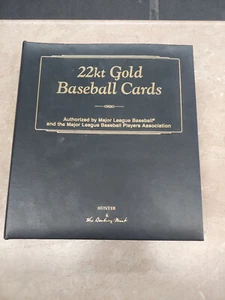 Danbury Mint 22k Baseball Card Binder 50 Cards - Picture 1 of 7