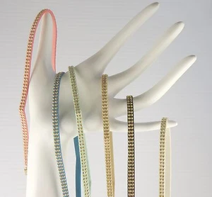 Faux Leather Choker 11.5" Lobster Closing Necklace with Synthetic Pearl Pendant - Picture 1 of 16