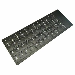 Keyboard Stickers UK English Layout QWERTY For Desktop Laptop Keys Repair Cover - Picture 1 of 4