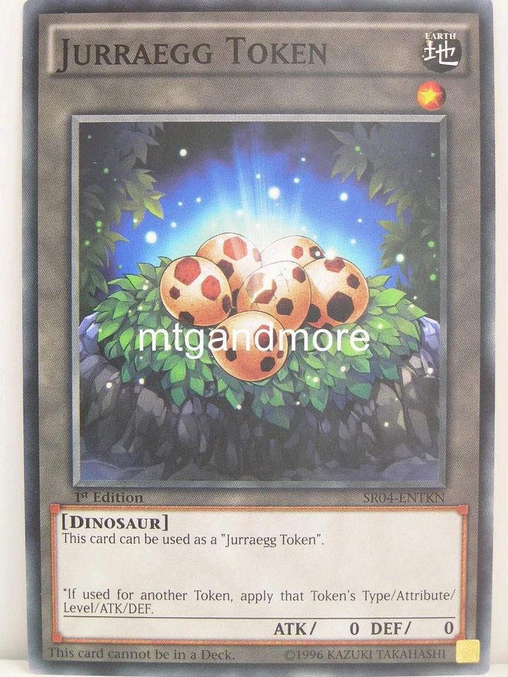 Yu-Gi-Oh 1x #ENTKN Jurraegg Token - SR04 - Dinosmasher's Fury Structure Deck - Bild 1 von 1