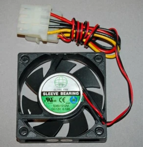 Rodamiento globo manga ventilador PC 50mm x 50mm DC12V 0,12A SO601512M ¡NUEVO! - Imagen 1 de 4
