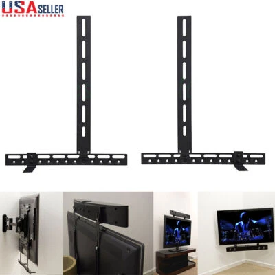 Universal Any Soundbar Mount for Mounting Sound Bar Above or Below All VESA TV - Image 1 of 4