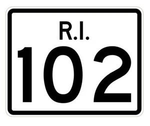 Rhode Island State Road 102 Sticker R4238 Highway Sign Road Sign Decal - Picture 1 of 1