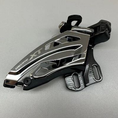 Shimano XT FD-M8020-E 2x11 E-Type, Side-Swing, Front-Pull Front Derailleur - Image 1 of 4