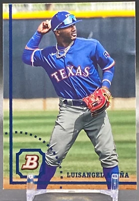 2022 Bowman Heritage #BHP-10 LUISANGEL ACUNA Texas Rangers - Image 1 of 2