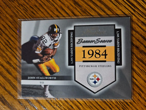 John Stallworth - 2012 Prestige Banner Season #/1984 BS-24 - Pittsburgh Steelers