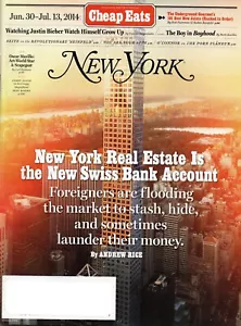 NEW YORK Magazine June 2014 Real Estate Cheap Eats Justin Bieber Ellar Coltrane - Imagen 1 de 3