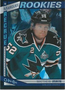 2013-14 OPC MATTHEW IRWIN #588 ROOKIE BLACK RAINBOW #16/100 (ref 0578)