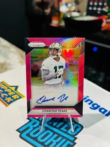 2016 Panini Prizm Rookie Auto Pink Prizm Charone Peake #RA-CPK Rookie Auto RC - Picture 1 of 2