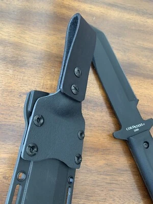 LONG BRANCH LEATHER Leather & Kydex Drop Leg for Cold Steel GI Tanto (no Knife Or Sheath)