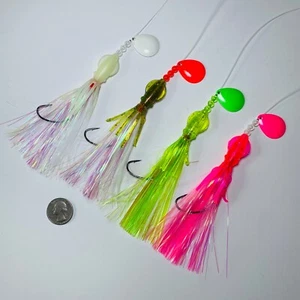 FLUKE DESTROYER B2 SQUID FLOUNDER FISHING RIGS LURES GAMAKATSU SEA BASS - Picture 1 of 9