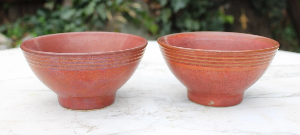 2 cuencos de arroz integral Ohata de cerámica satinada estilo japonés Foto 1 de 4