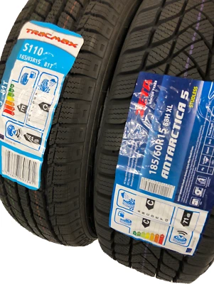 Winterreifen smart 453 fortwo forfour 165/65 + 185/60 R15 vier Stück Fabrikneu - Bild 1 von 2